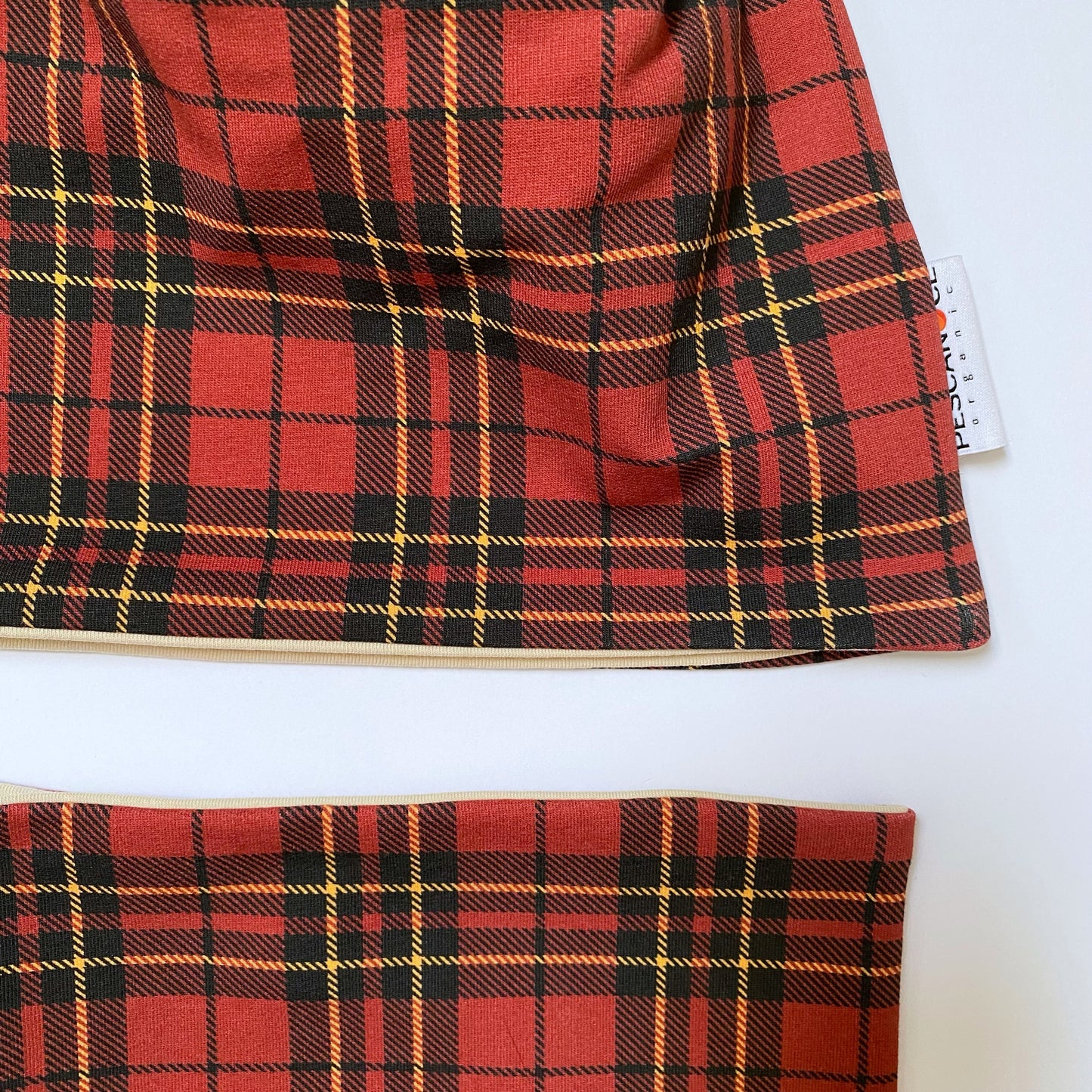 Berretto + Scaldacollo Reversibile Tartan