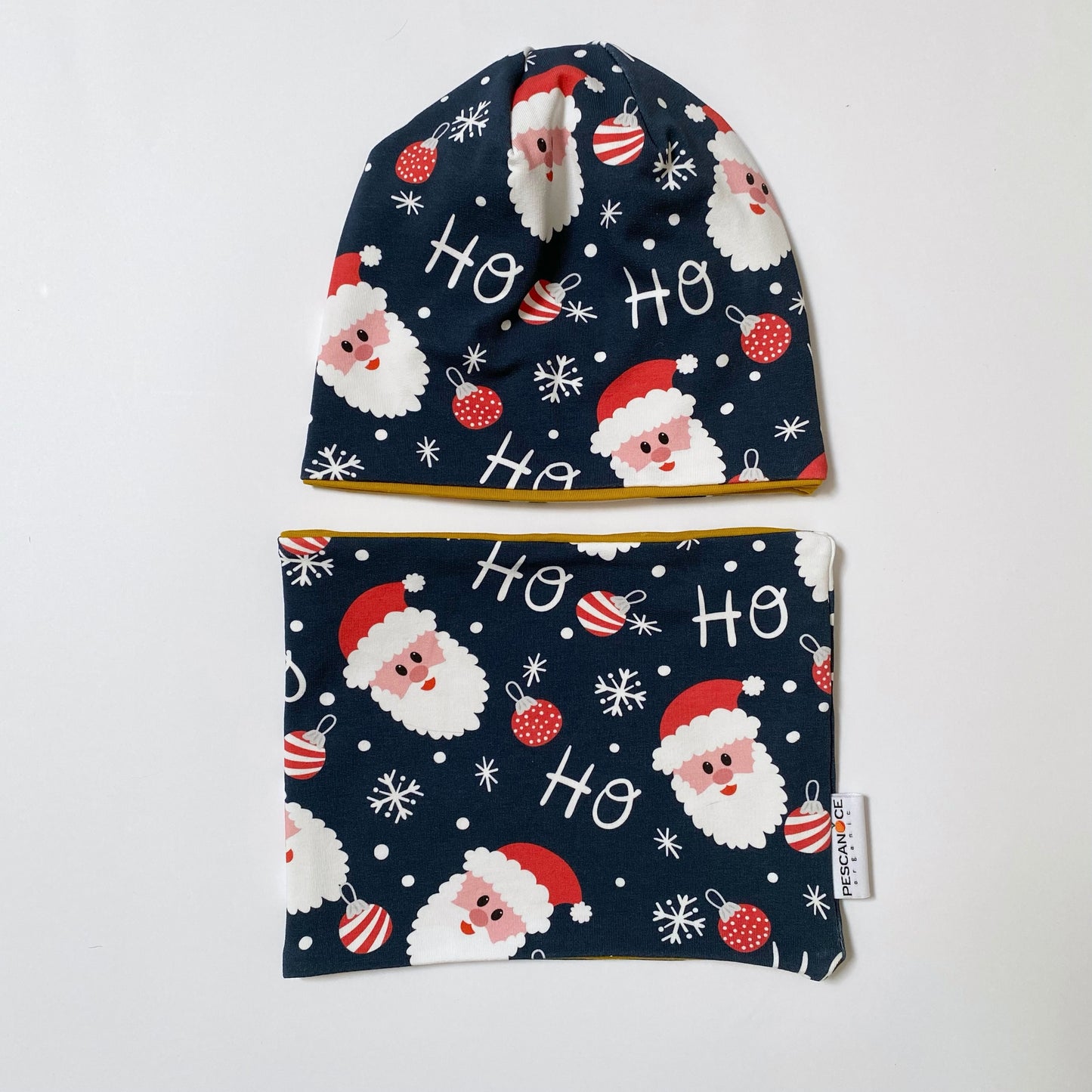 Berretto + Scaldacollo Reversibile HoHoHo