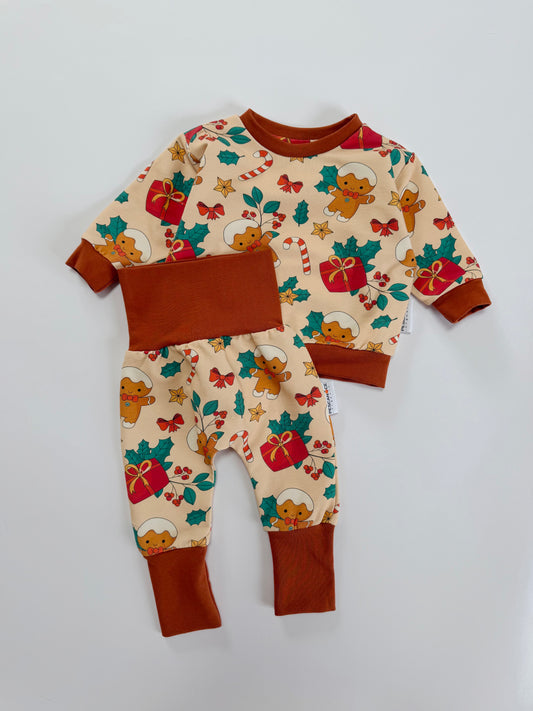 Felpa Classica + GWM 3/12m GingerBread Man