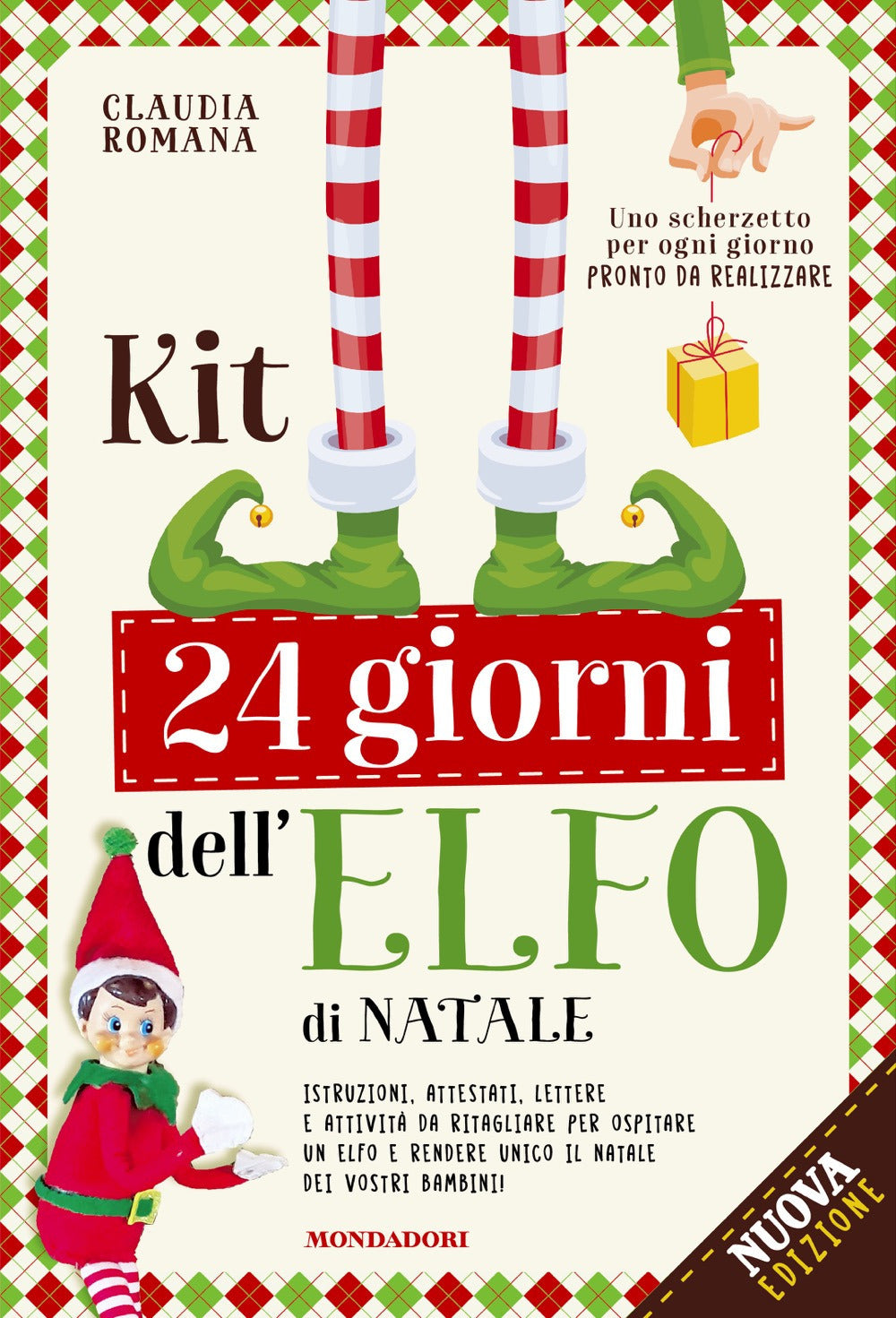 Kit 24 giorni dell'elfo di natale. istruzioni, attestati, scherzetti ed attività per il tuo elfo.