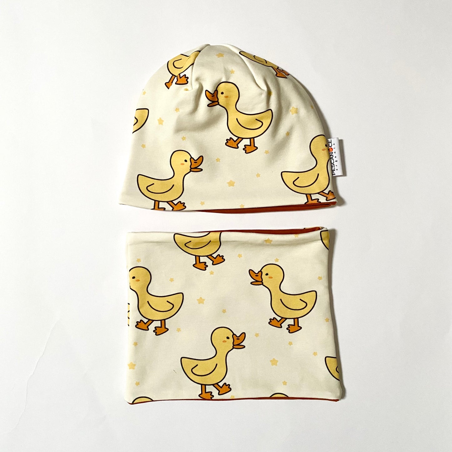 Berretto + Scaldacollo reversibili Duck