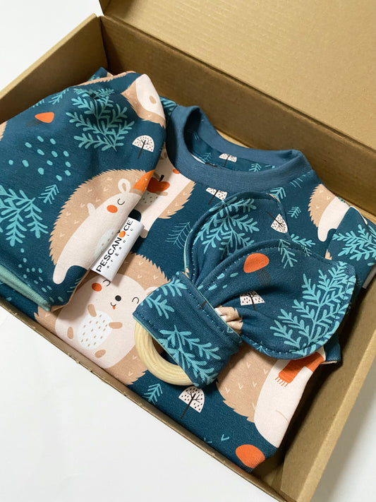 MINIBOX: Pigiapiedini+BERRETTO e coniglietto - Fall