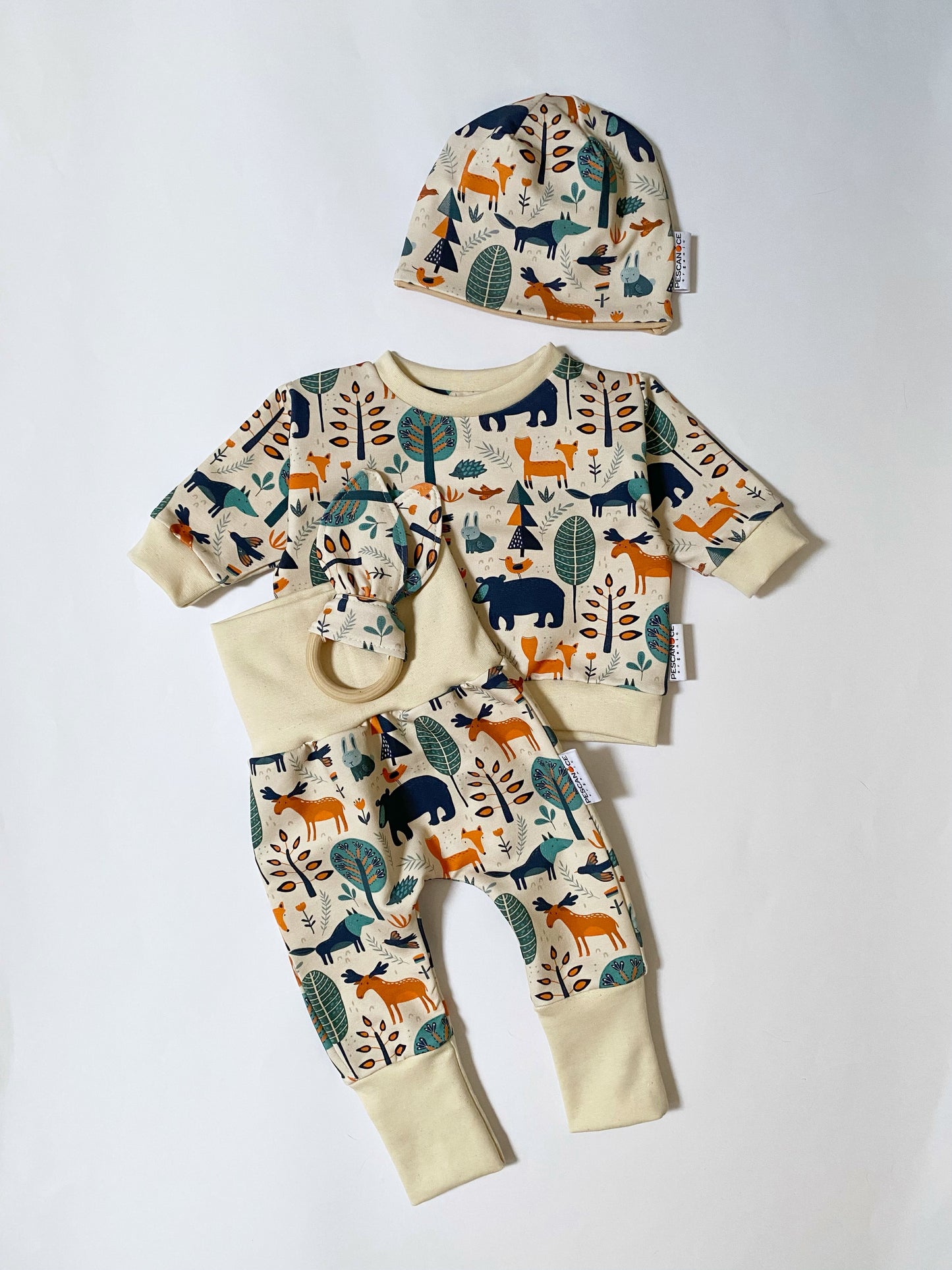 BABYBOX: Felpa Classica+GWM PANTS+BERRETTO e coniglietto - Scandi