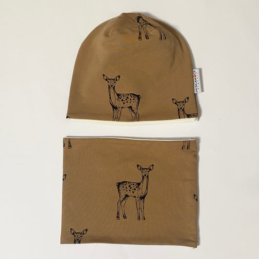 Berretto + Scaldacollo Reversibile Bambi 2