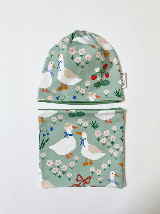 Berretto + Scaldacollo Reversibile Beatrix