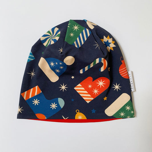 Berretto Reversibile Blue Xmas