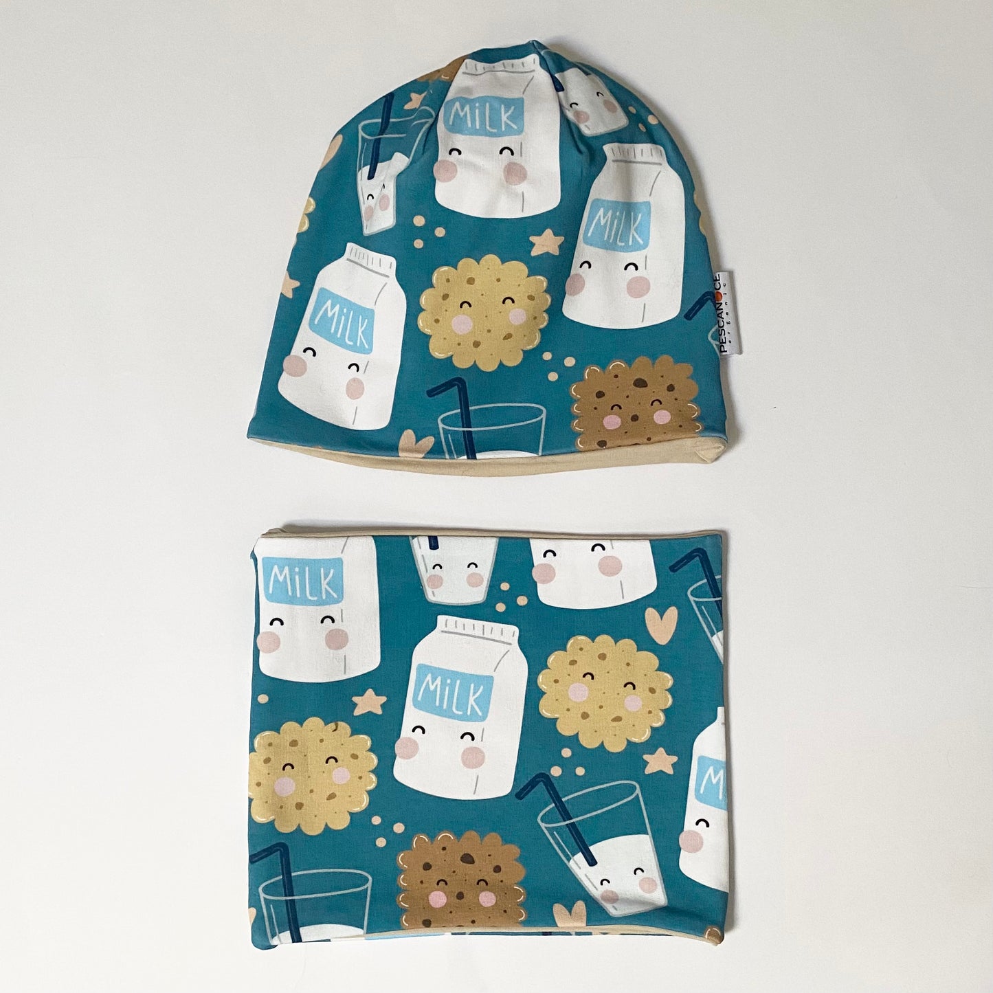 Berretto + Scaldacollo Reversibile Breakfast Lover